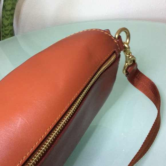 Coach Belt Bag Coated Canvas Signature Monogram Tan Rust Fanny Pack 39937 - Picture 12 of 16